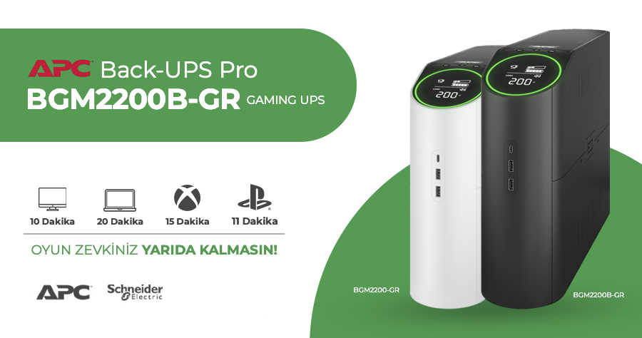 APC BGM2200B-GR GAMING UPS SCHNEIDER