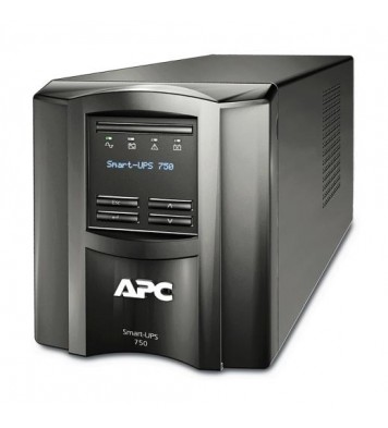 APC SMT750IC APC Smart-UPS, Line İnteraktif, 750VA, Kule Tipi, 230V, 6x IEC C13 çıkış, SmartConnect Bağlantı Noktası+SmartSlot, AVR, LCD