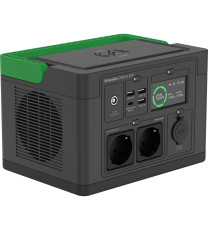 PPS330-GR Schneider OffGrid Taşınabilir Güç İstasyonu 330, 230V, 332Wh Lityum-iyon, LCD, 2 CEE 7/3 Schuko çıkışı, Sinüs, 3 USB-A, 1 USB-C, Kablosuz Şarj Cihazı